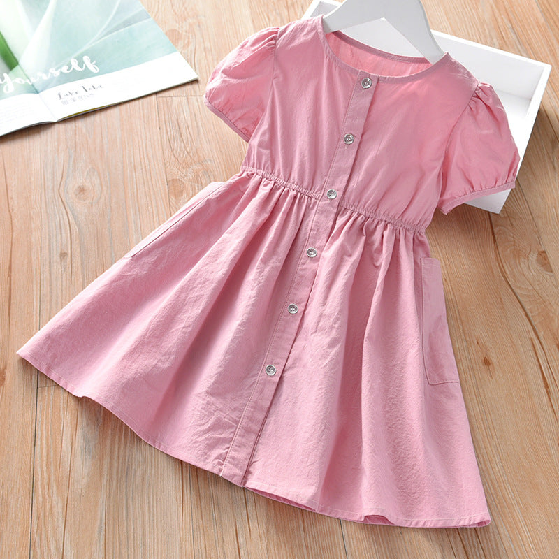 2025 High quality Children's dress A211-212