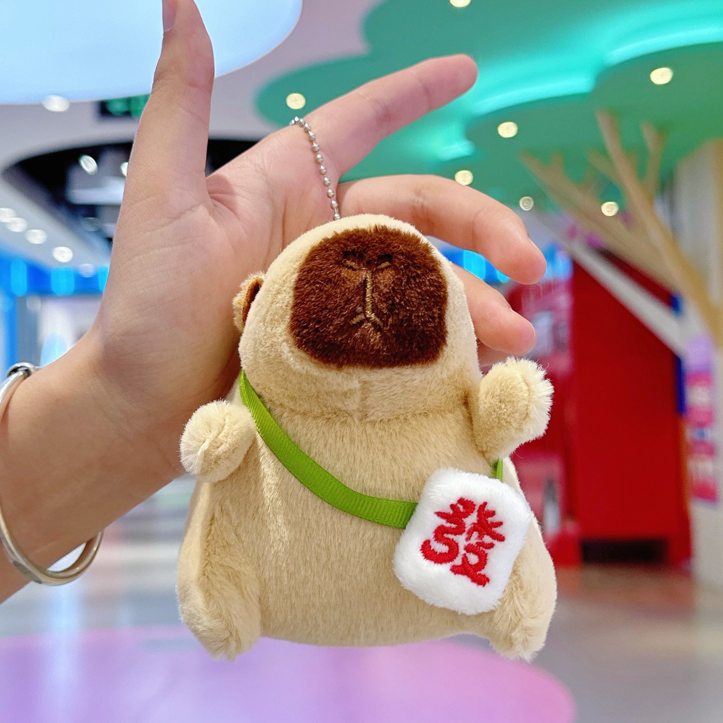 A white plush blind box A100