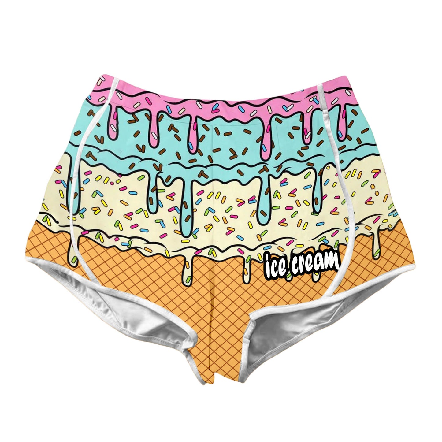 Hot selling spliced women's parent-child shorts ic065-ic072