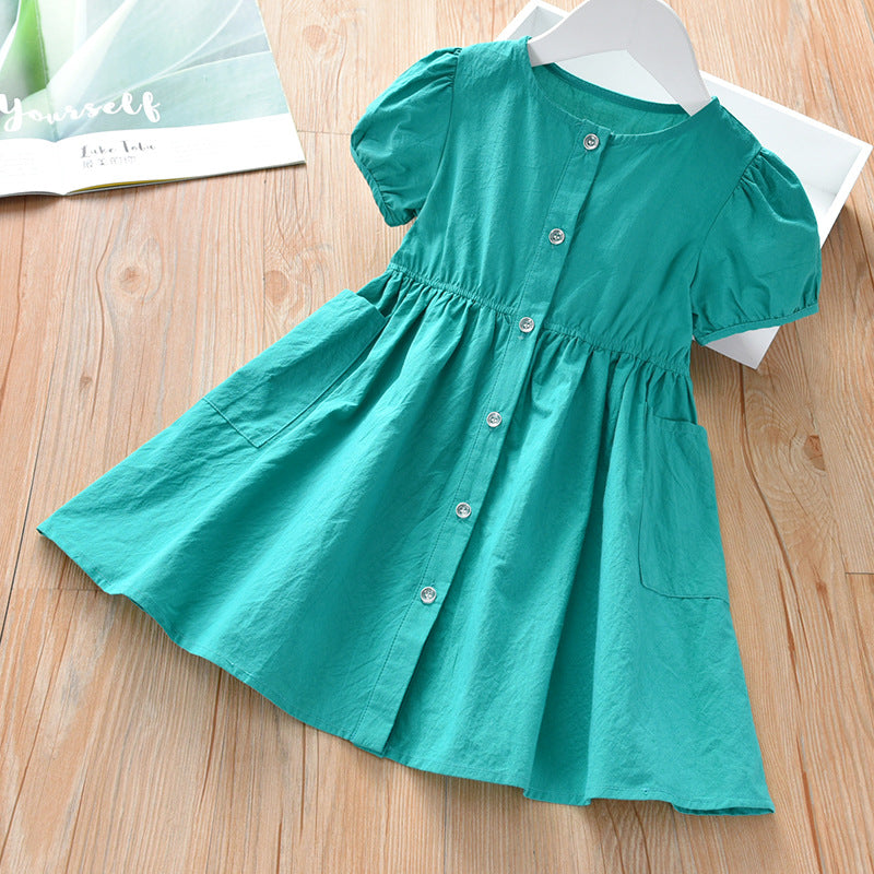 2025 High quality Children's dress A209
