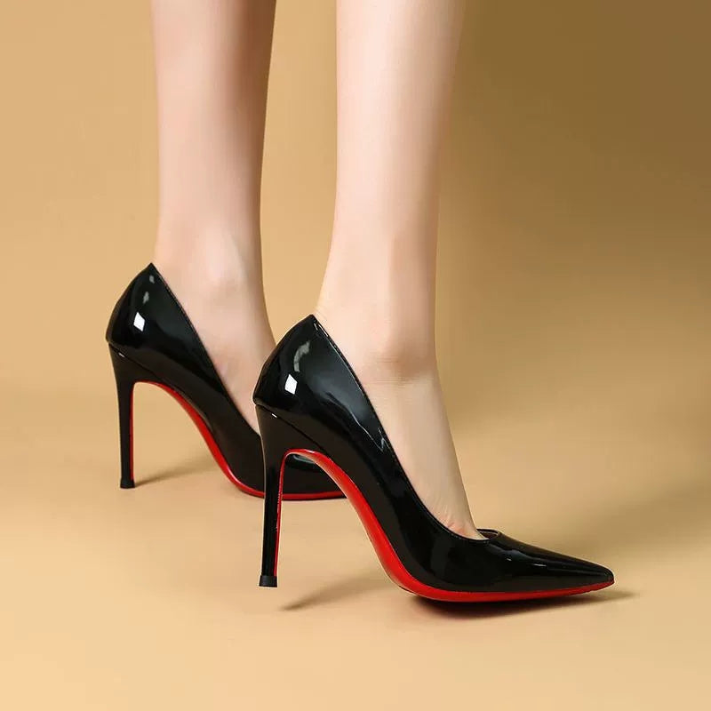8.5cm/10.5cm high-end cowhide high heels crr001-cr010