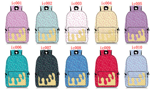 Ice cream style backpack outdoor hiking bag ic001-ic010
