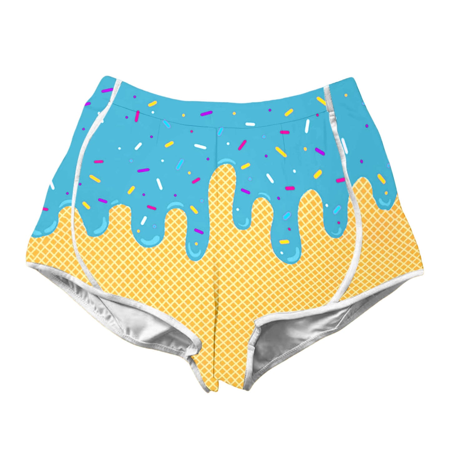 Hot selling spliced women's parent-child shorts ic073-ic084