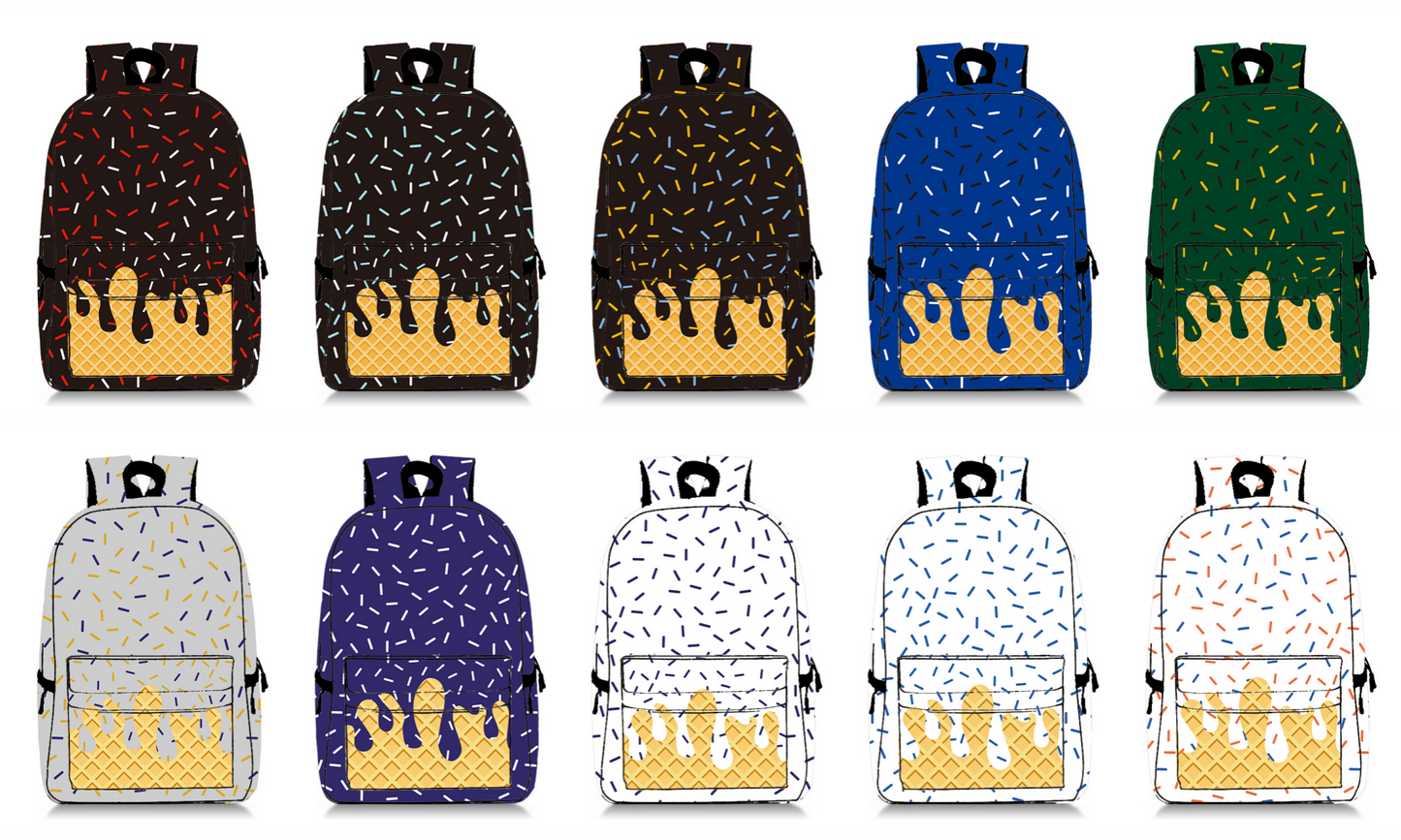 Ice cream style backpack outdoor hiking bag ic011-ic020