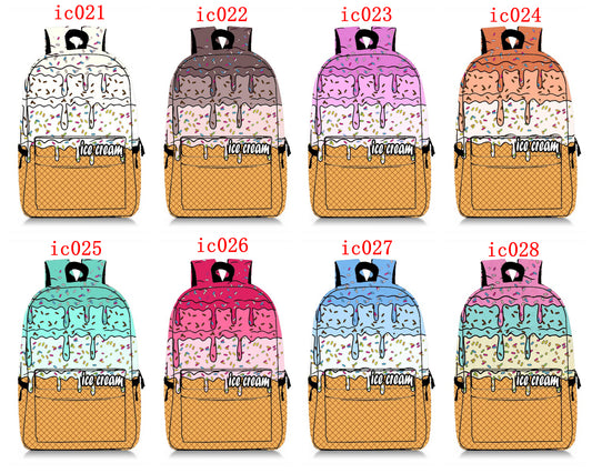 Ice cream style backpack outdoor hiking bag ic021-ic028