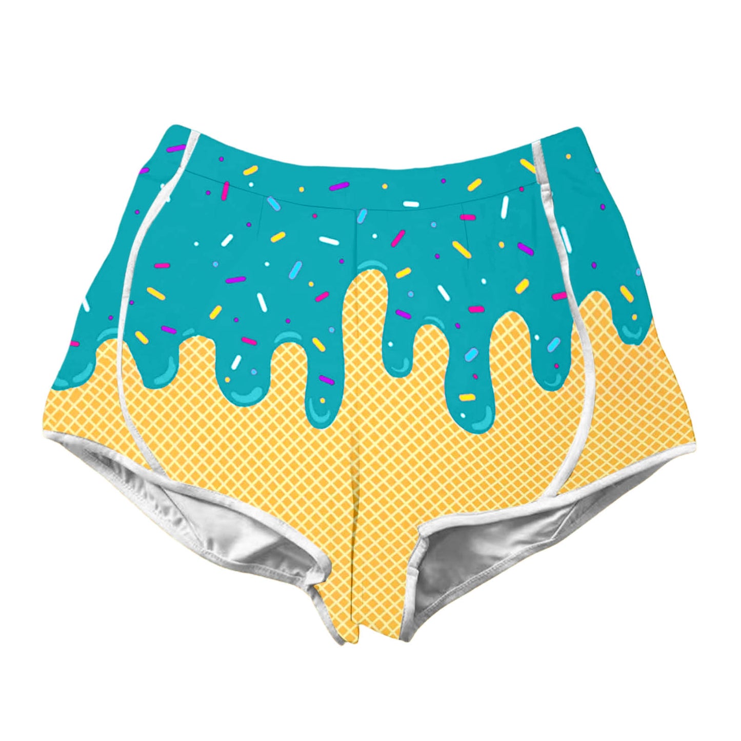 Hot selling spliced women's parent-child shorts ic073-ic084