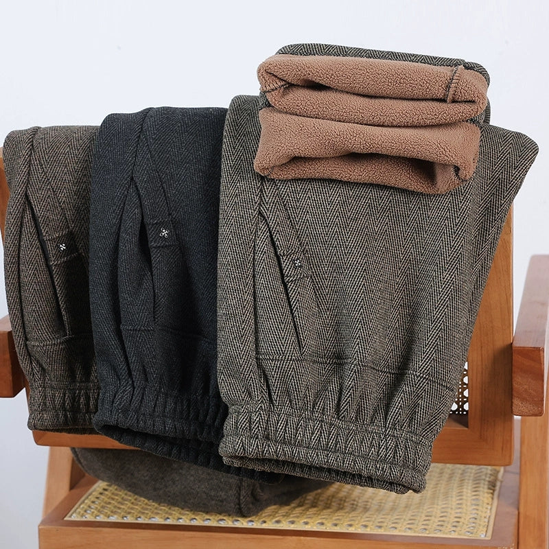 High waisted textured wide leg casual pants lu190-lu192