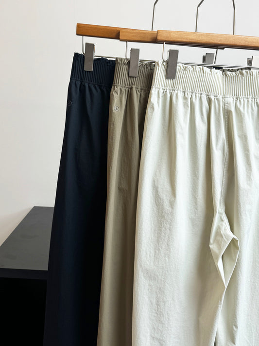 Slim-fitting women's wide-leg pants, styles lu297-lu299