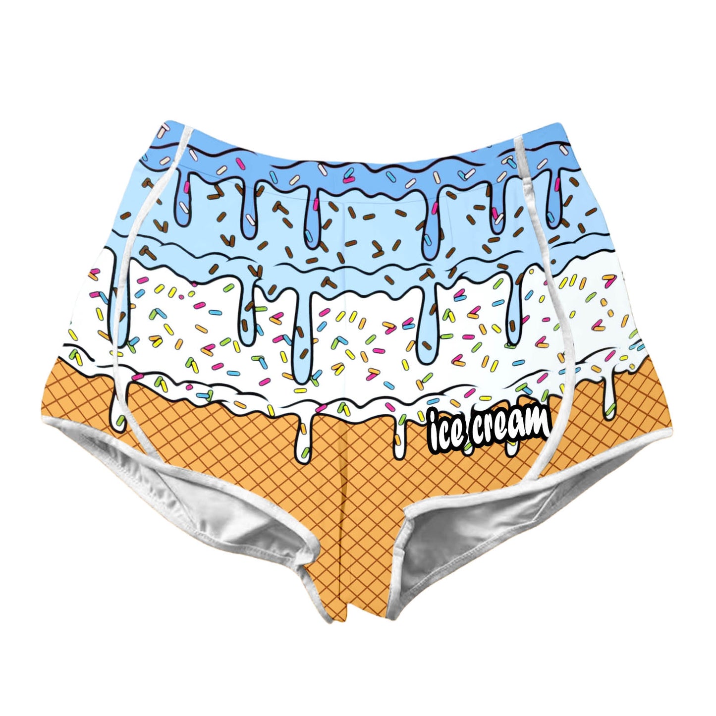 Hot selling spliced women's parent-child shorts ic065-ic072