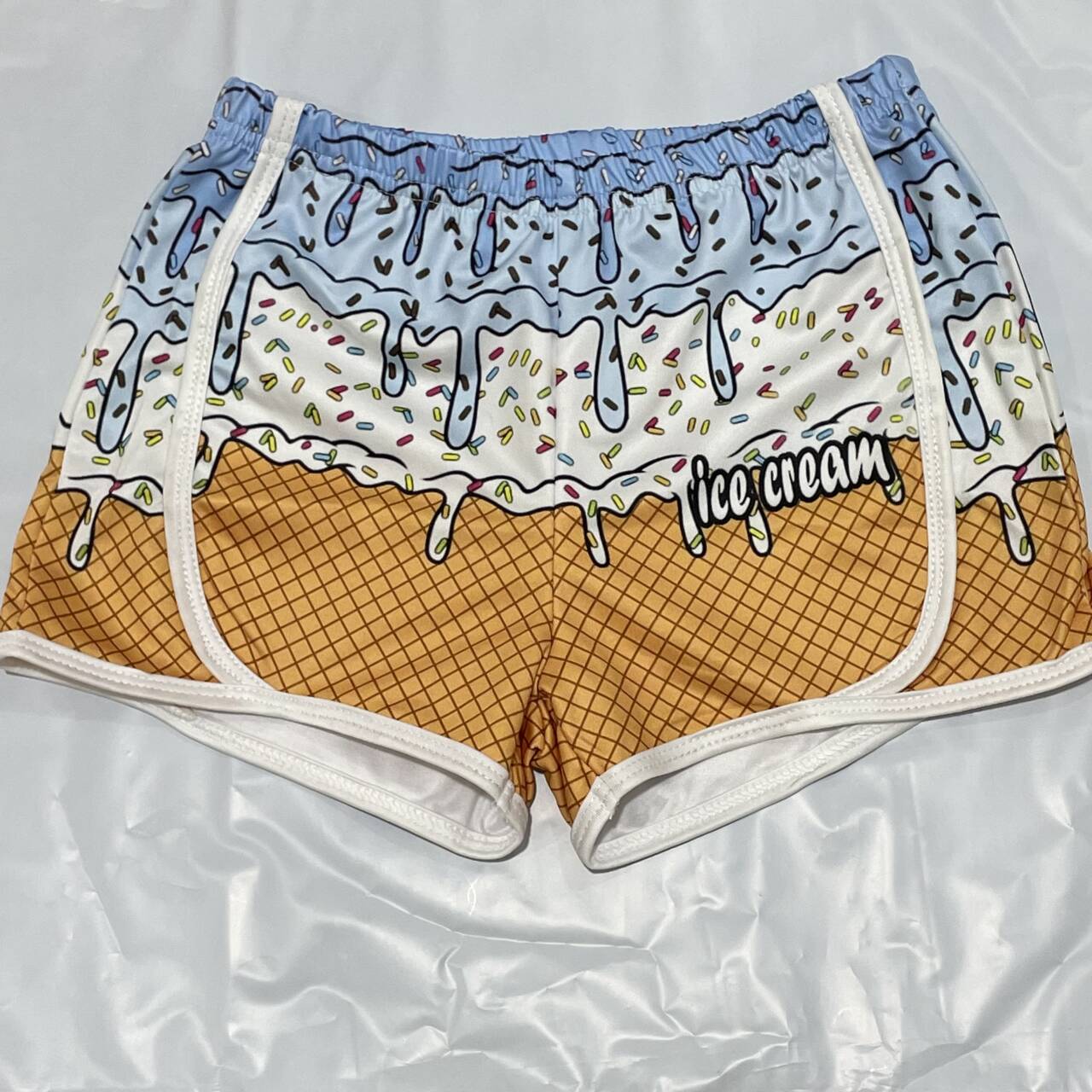 Hot selling spliced women's parent-child shorts ic065-ic072