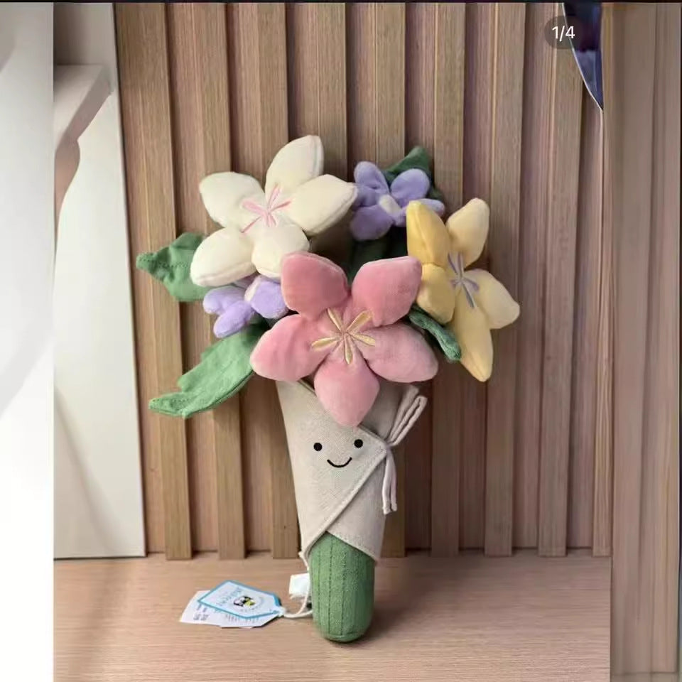 Purple plush doll LA109