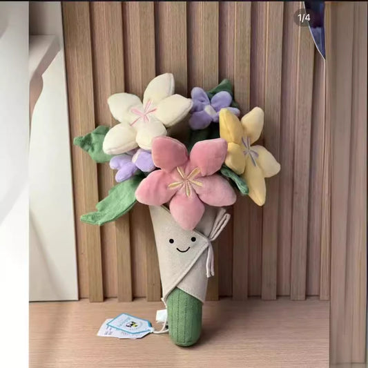 Purple plush doll LA109