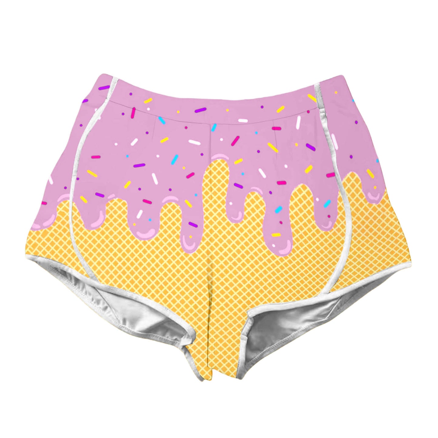 Hot selling spliced women's parent-child shorts ic073-ic084