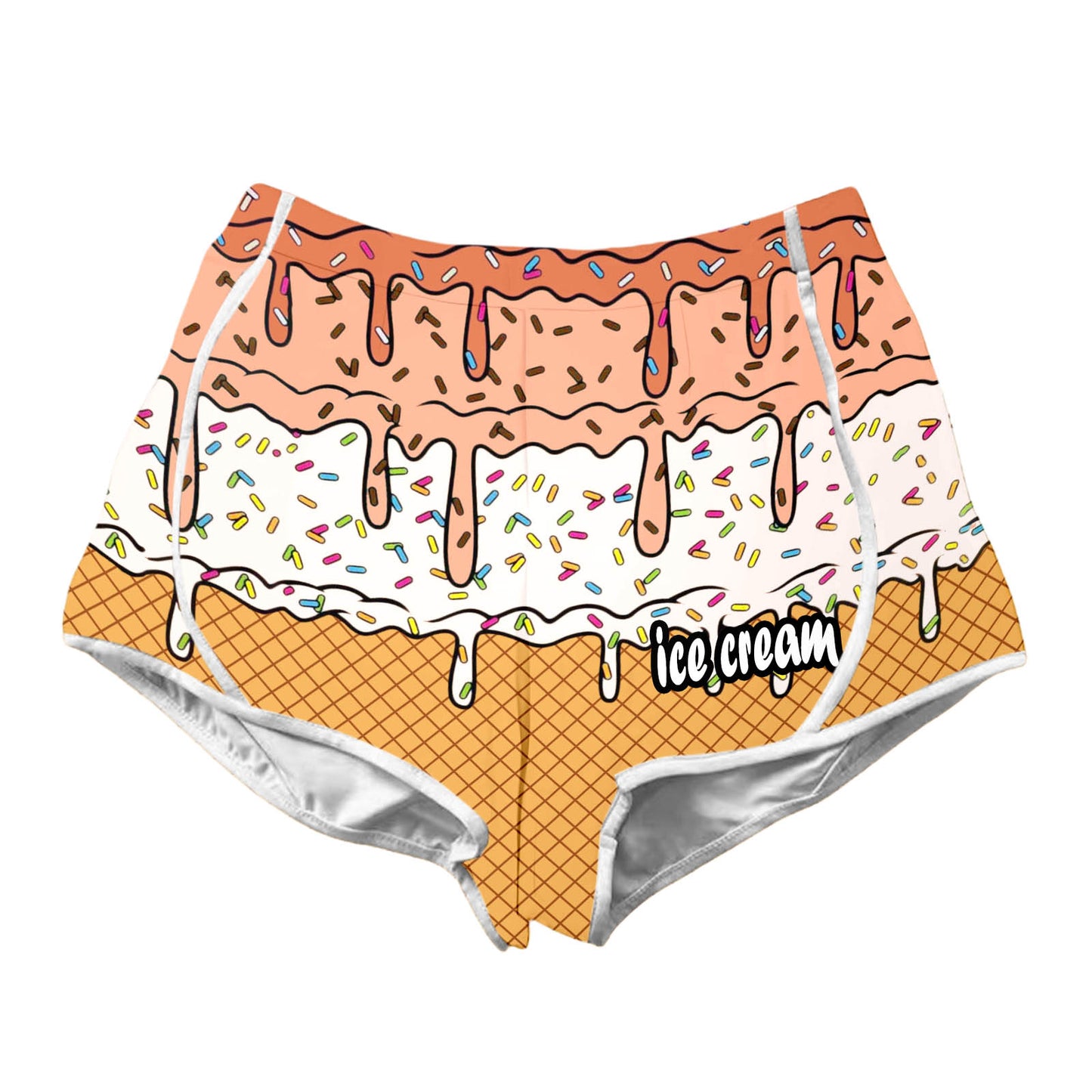 Hot selling spliced women's parent-child shorts ic065-ic072