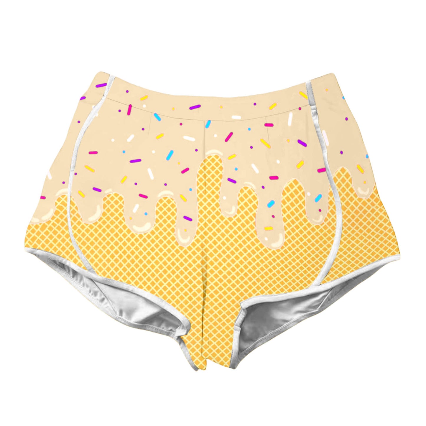 Hot selling spliced women's parent-child shorts ic073-ic084