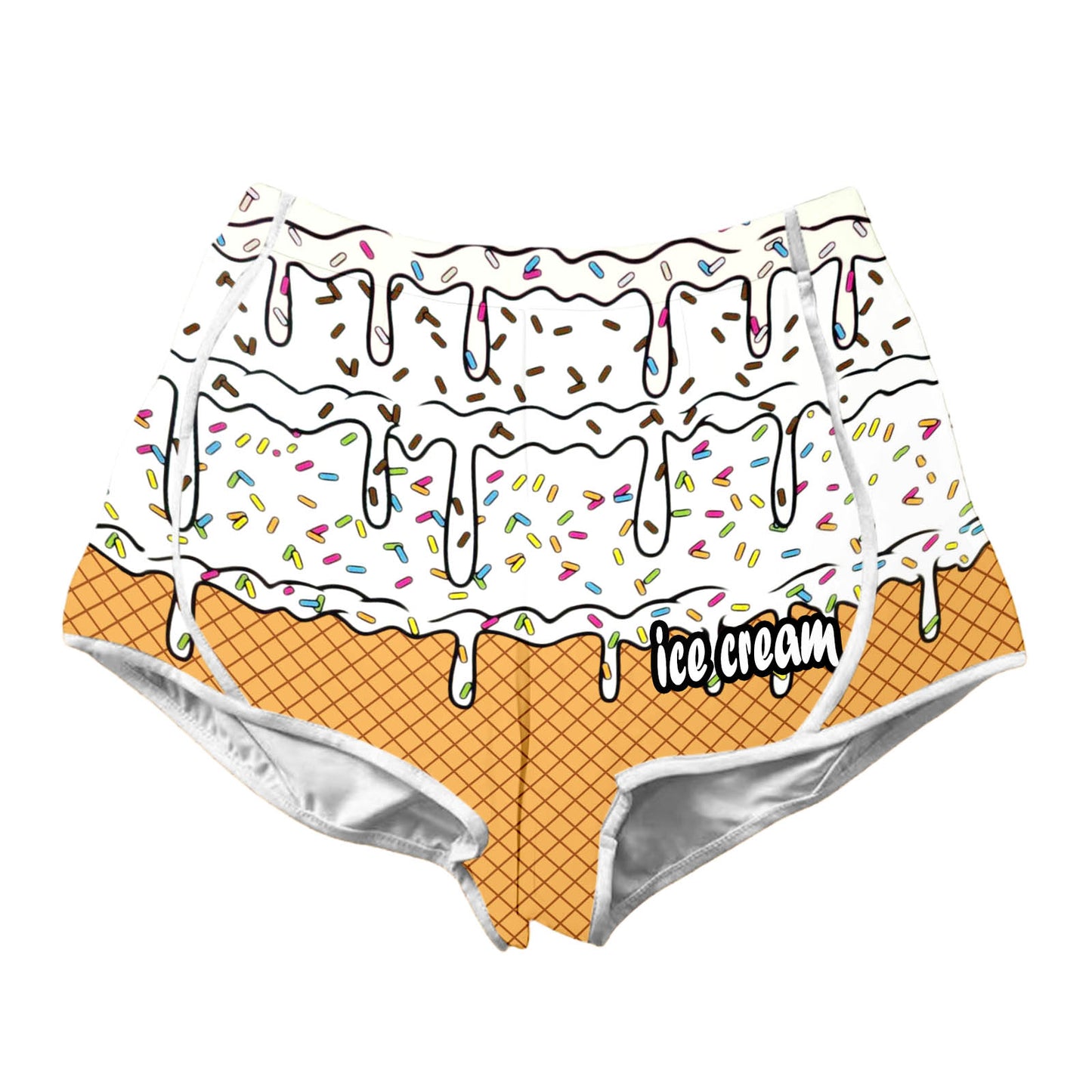 Hot selling spliced women's parent-child shorts ic065-ic072