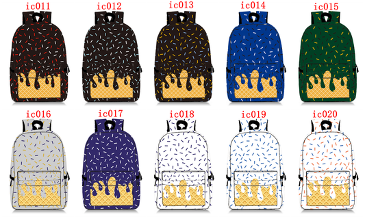 Ice cream style backpack outdoor hiking bag ic011-ic020