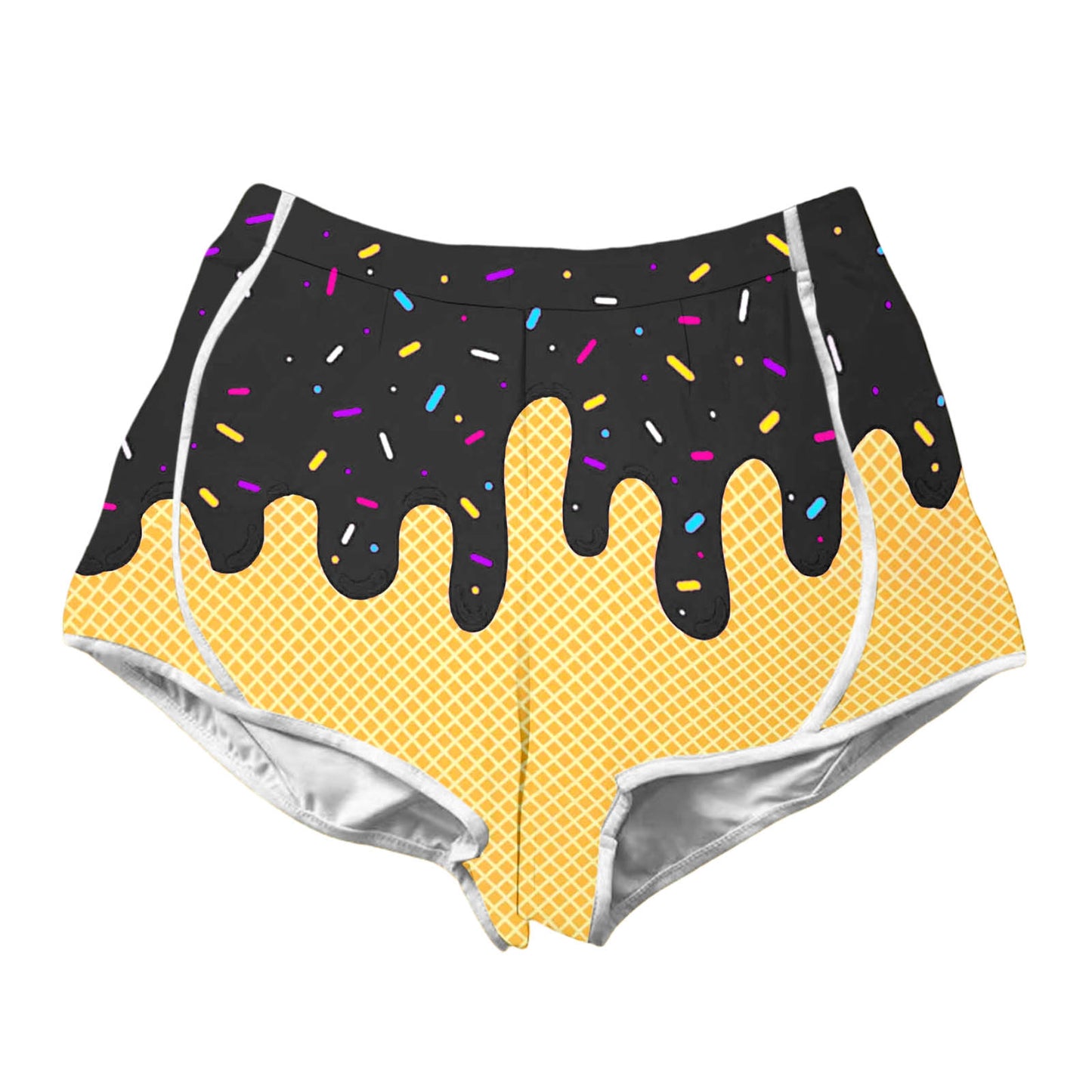 Hot selling spliced women's parent-child shorts ic073-ic084